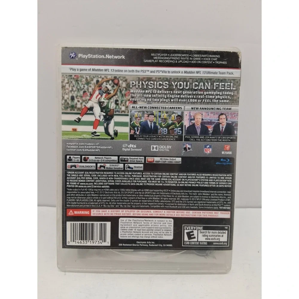 Madden NFL 13 - Sony PlayStation 3